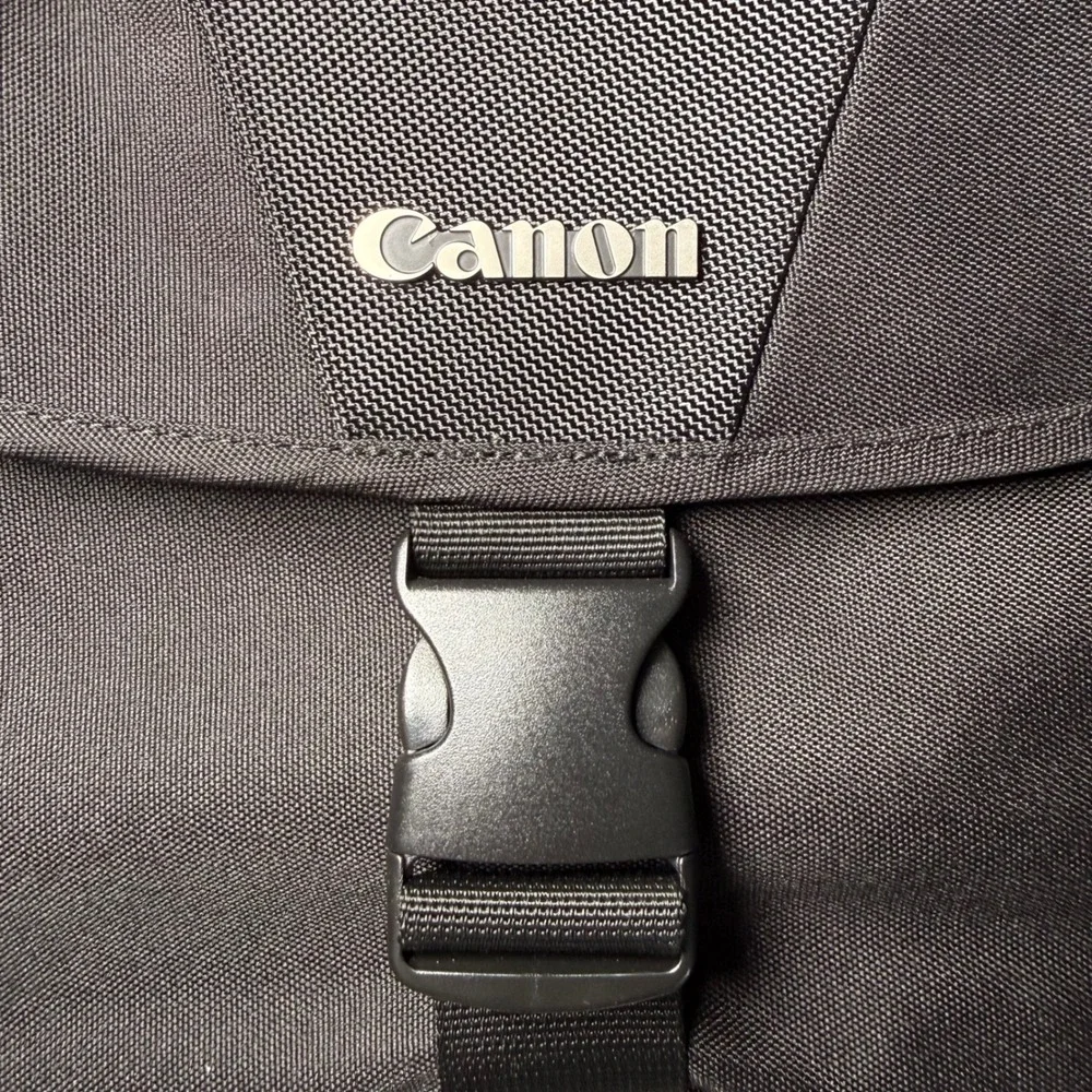 Canon DSLR‎ Camera Shoulder Bag Black Padded Carrying Case with Adjustable Strap